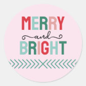 そしてメリー明るいクリスマス ラウンドシール (正面)