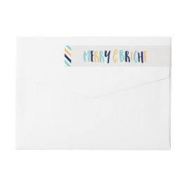 そしてメリー明るいクリスマス ラップアラウンドラベル