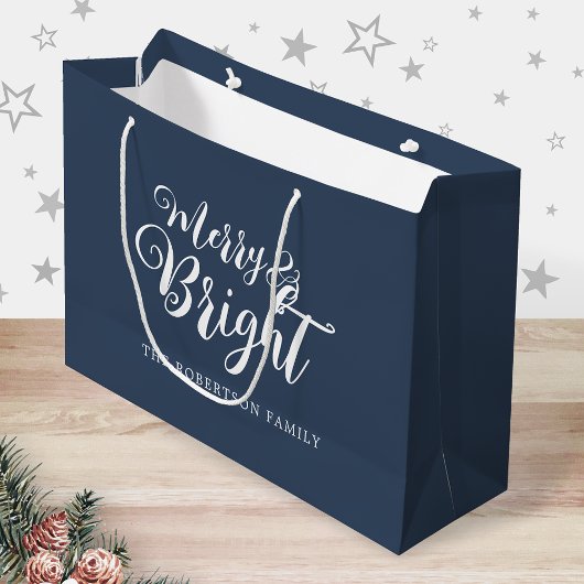 そしてメリー明るいクリスマス ラージペーパーバッグ