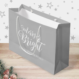 そしてメリー明るいクリスマス ラージペーパーバッグ