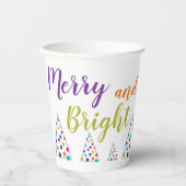 そしてメリー明るいクリスマス 紙コップ (正面)