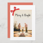 そしてメリー明るいクリモダンスマス シーズンカード (正面/裏面)