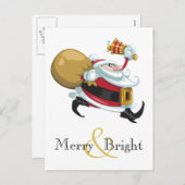 そしてメリー明るいサンタ シーズンポストカード (正面/裏面)