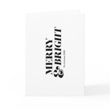 そしてメリー明るいモダンクリスマスタイポグラフィ