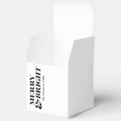 そしてメリー明るいモダンクリスマスタイポグラフィ フェイバーボックス (オープン)