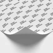 そしてメリー明るいモダンクリスマスタイポグラフィ ラッピングペーパー (角)