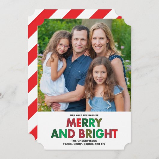 そしてメリー明るい休日の願い シーズンカード (正面/裏面)