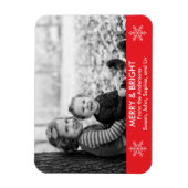 そしてメリー明るい休日の願い マグネット (縦)