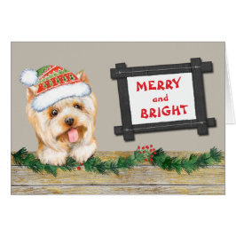 そしてメリー明るい可愛いウェスティードクリスマス