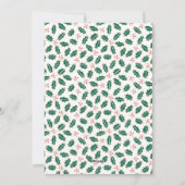 そしてメリー明るい婚約クリスマスカード シーズンカード (裏面)