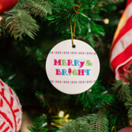 そしてメリー明るい熱いパステルクリスマス オーナメント