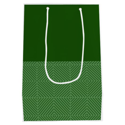 そしてメリー明るい緑のクリスマス抱き枕 ミディアムペーパーバッグ (裏面)