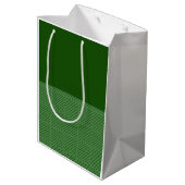 そしてメリー明るい緑のクリスマス抱き枕 ミディアムペーパーバッグ (裏面アングル)