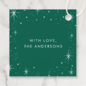 そしてメリー明るい緑のクリスマス フェイバータグ (裏面)