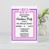 そしてメリー明るい陽気なクリスマスパーティの招待状 招待状 (スタンド正面)