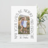 そしてメリー明るい | ミニマモダンリストのArch写真 シーズンカード (スタンド正面)