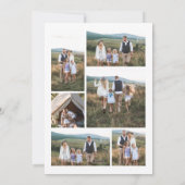 そしてメリー明るい | ミニマモダンリストのArch写真 シーズンカード (裏面)