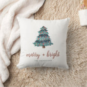 そしてメリー明るい | Bohoクリスマスツリー クッション (ブランケット)