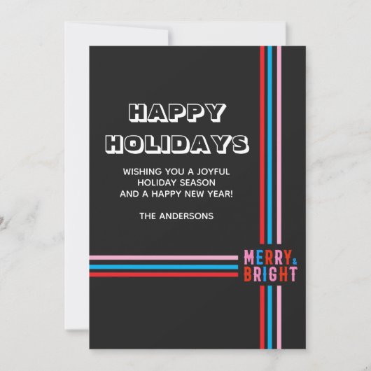 そしてメリー明るく陽気なクリスマスパーティー シーズンカード (正面)