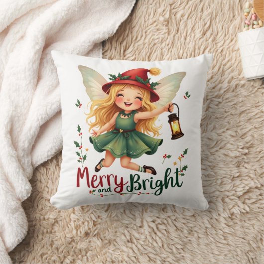 そしてメリー明るく陽気なクリスマス クッション (ブランケット)