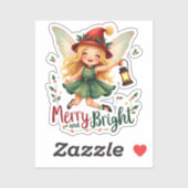 そしてメリー明るく陽気なクリスマス シール (シート)
