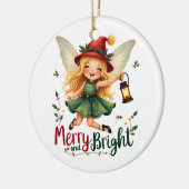 そしてメリー明るく陽気なクリスマス セラミックオーナメント (左)