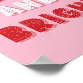 そしてメリー明るく、陽気なクリスマス、クリスマス、ピンク ポスター (角)