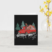 そしてメリー輝くクリスマス休暇 カード (黄色い花)