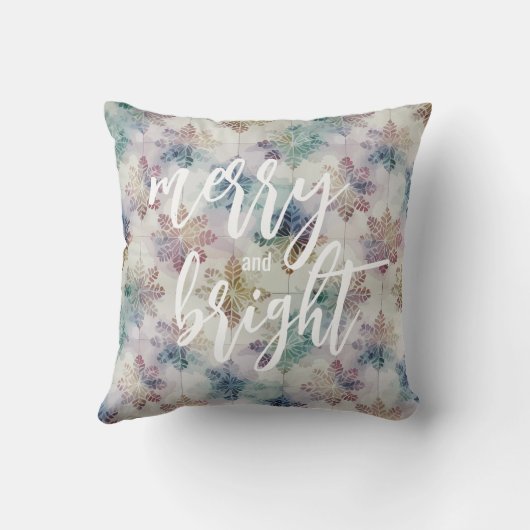 そしてメリー雪の輝くクリスマス クッション (裏面)