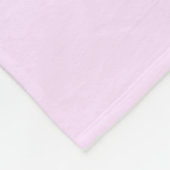 そしてメリー鮮やかなピンクと紫のクリスマスツリー フリースブランケット (角)