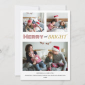 そしてメリー鮮やかな赤い金ゴールドのクリスマス シーズンカード (正面)