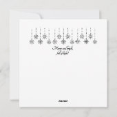 そしてメリーBright Personalization Flat Holiday Card シーズンカード (裏面)