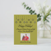 そしてメリーBright Personalization Flat Holiday Card シーズンカード (スタンド正面)