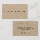 そしてモダンクミニマルラフトで 名刺 (正面/裏面)