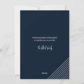 そしてモダン単純に愛とライトハヌカー シーズンカード (裏面)