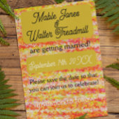 そしてモダン明るい金と酒が日付を保存する セーブザデート