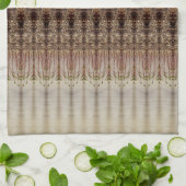 そしてモダン灰色の装飾デザイン キッチンタオル (折り畳み)