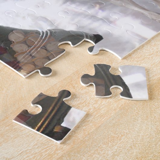 そしてロケットの赤のまぶしさ! ジグソーパズル (側面)