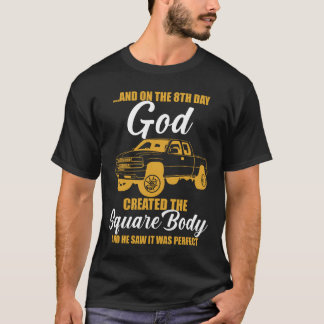 そしてヴィンテージの日に神は四角いボーを創造した Tシャツ