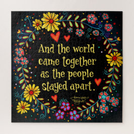 そして世界は共来に元気を ジグソーパズル