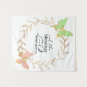 そして主の恵みは私たちに休息した タペストリー (正面(横))