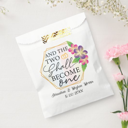 そして二人は一つになる 婚約パーティー フェイバーバッグ (封をした状態)