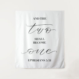 そして二人は一体となる — 結婚式 タペストリー