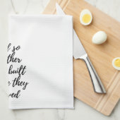 そして二人は一緒に生きたタオルを作った キッチンタオル (四つ折り)