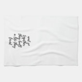 そして二人は一緒に生きたタオルを作った キッチンタオル (横)