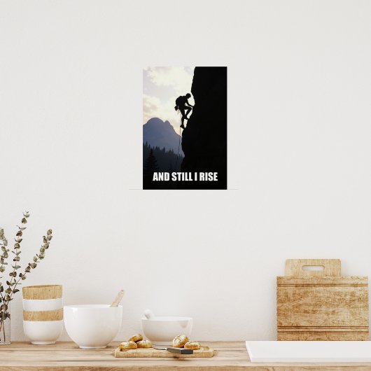 そして今でも私は芸術を生み出やる気を起こさせるす ポスター (キッチン)