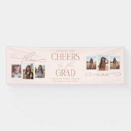 そして今フォトコラージュ卒業パーティー 横断幕