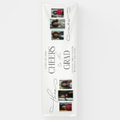 そして今フォトコラージュ卒業パーティー 横断幕 (縦)