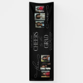 そして今フォトコラージュ卒業パーティー 横断幕 (縦)