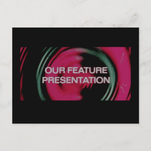 そして今回の特集プレゼンテーション ポストカード (正面)